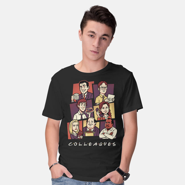 Office Colleagues-Mens-Basic-Tee-P1yu5h