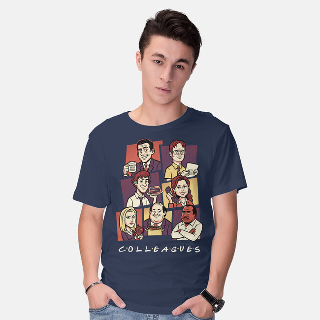 Office Colleagues-Mens-Basic-Tee-P1yu5h