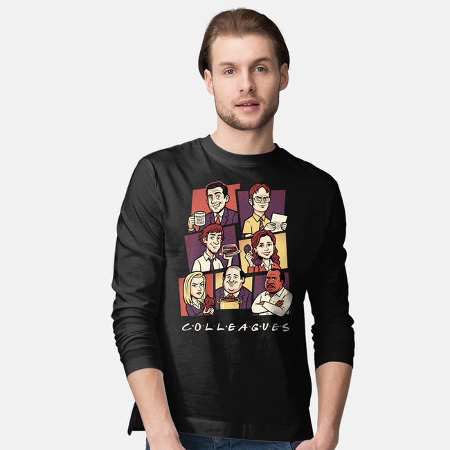 Office Colleagues-Mens-Long Sleeved-Tee-P1yu5h