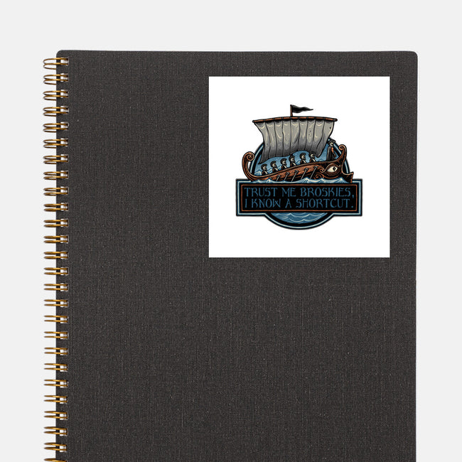 Shortcut Took 10 Years-None-Glossy-Sticker-glitchygorilla