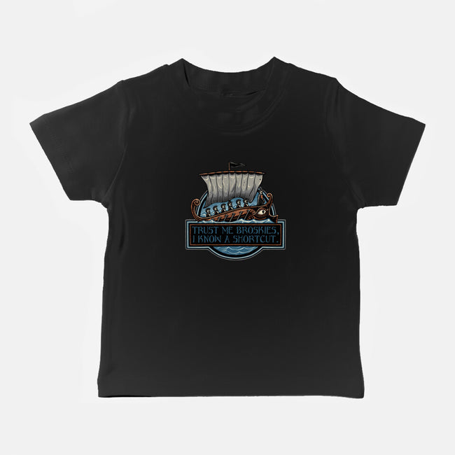 Shortcut Took 10 Years-Baby-Basic-Tee-glitchygorilla