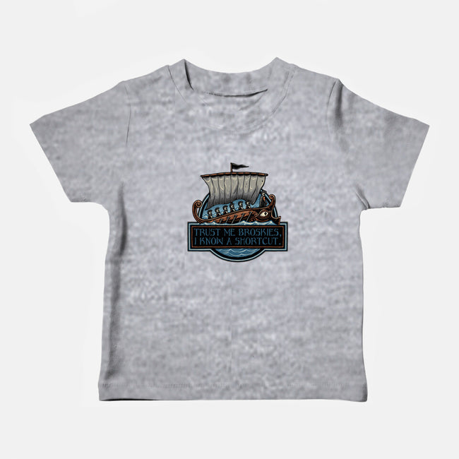 Shortcut Took 10 Years-Baby-Basic-Tee-glitchygorilla