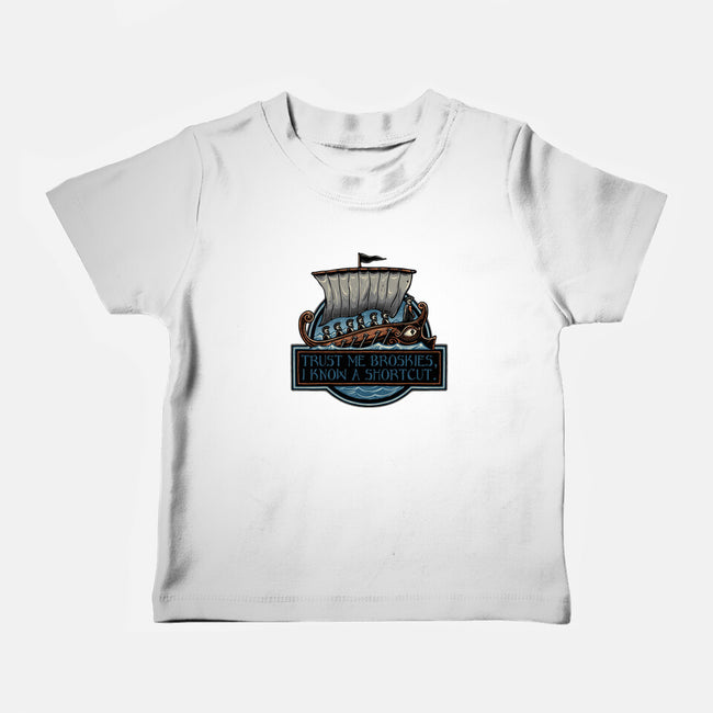 Shortcut Took 10 Years-Baby-Basic-Tee-glitchygorilla