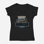 Shortcut Took 10 Years-Womens-V-Neck-Tee-glitchygorilla
