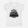 Shortcut Took 10 Years-Womens-V-Neck-Tee-glitchygorilla