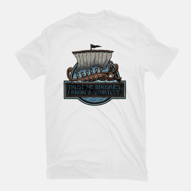 Shortcut Took 10 Years-Womens-Fitted-Tee-glitchygorilla