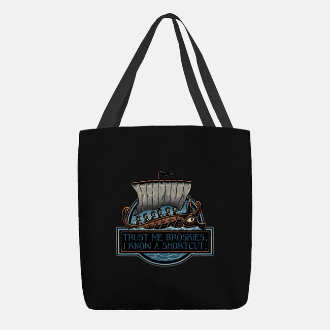 Shortcut Took 10 Years-None-Basic Tote-Bag-glitchygorilla