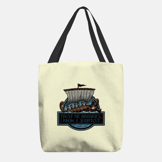 Shortcut Took 10 Years-None-Basic Tote-Bag-glitchygorilla