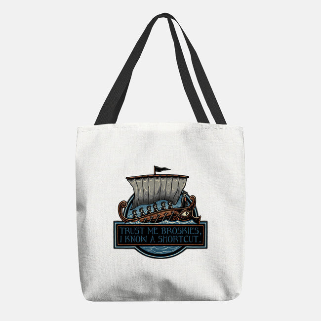 Shortcut Took 10 Years-None-Basic Tote-Bag-glitchygorilla