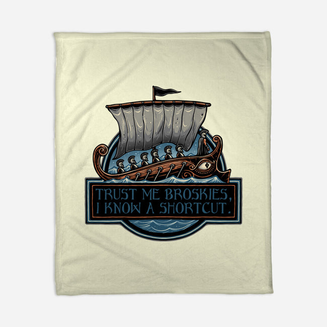 Shortcut Took 10 Years-None-Fleece-Blanket-glitchygorilla
