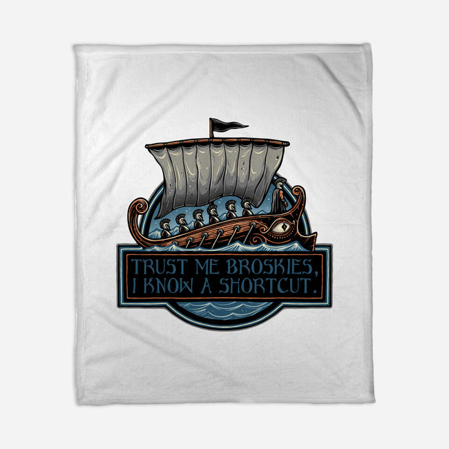 Shortcut Took 10 Years-None-Fleece-Blanket-glitchygorilla