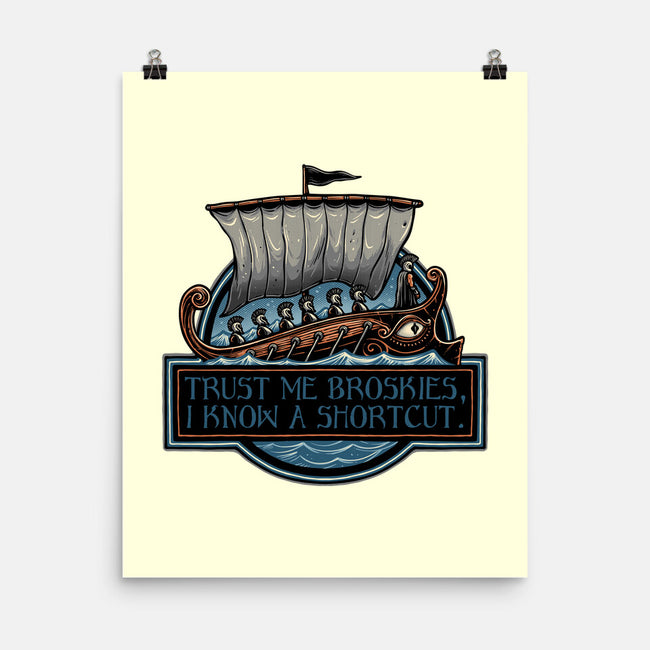Shortcut Took 10 Years-None-Matte-Poster-glitchygorilla