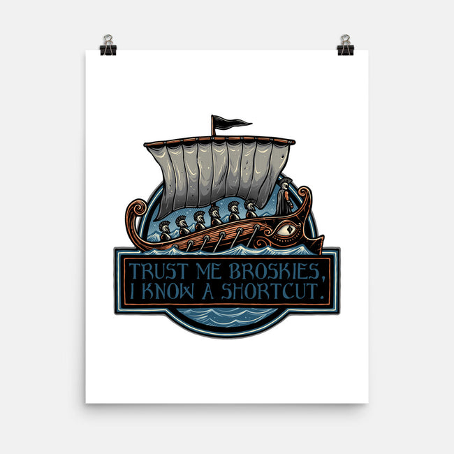 Shortcut Took 10 Years-None-Matte-Poster-glitchygorilla