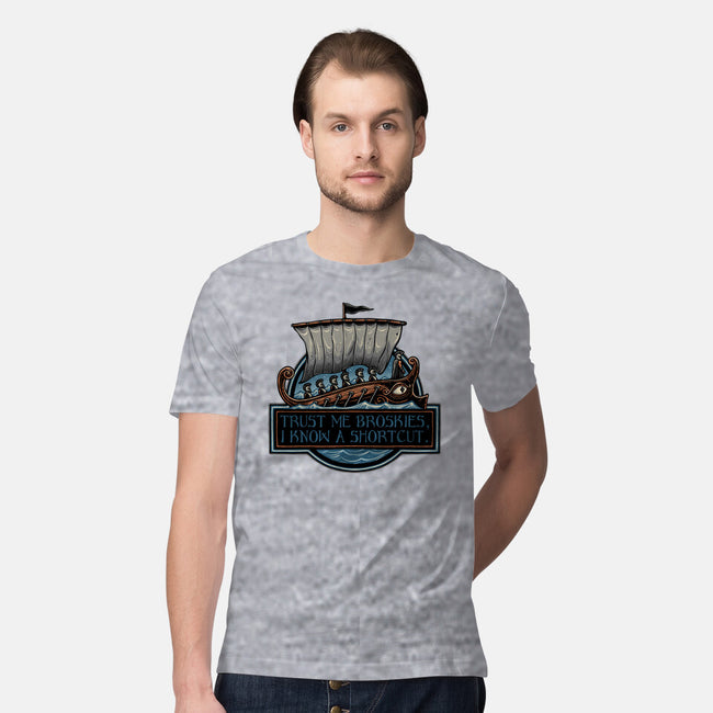 Shortcut Took 10 Years-Mens-Premium-Tee-glitchygorilla