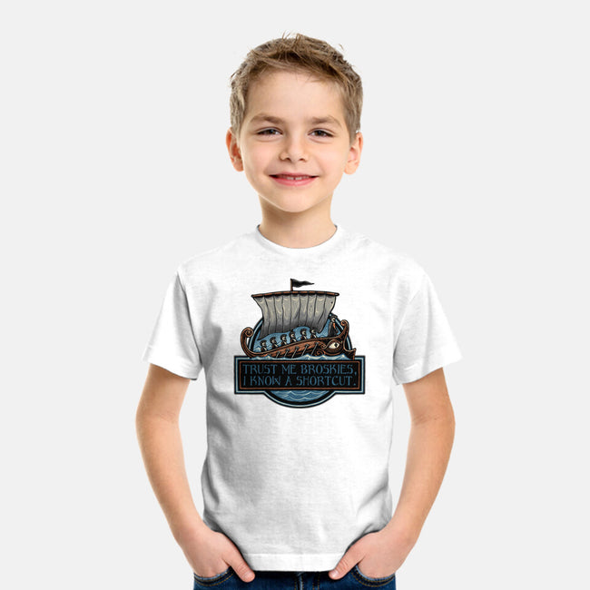 Shortcut Took 10 Years-Youth-Basic-Tee-glitchygorilla