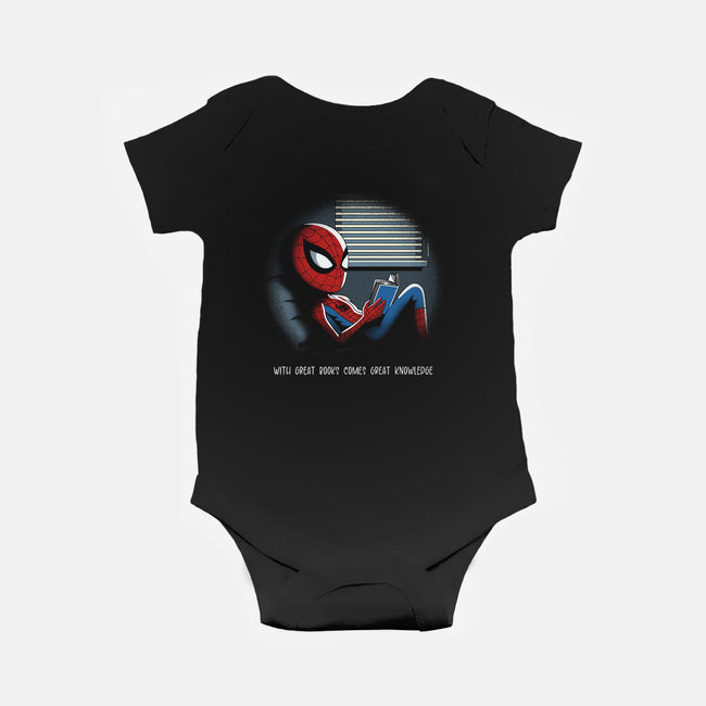 With Great Books Comes Great Knowledge-Baby-Basic-Onesie-Popnotic
