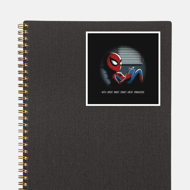 With Great Books Comes Great Knowledge-None-Glossy-Sticker-Popnotic