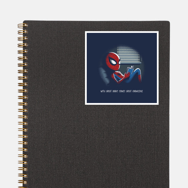 With Great Books Comes Great Knowledge-None-Glossy-Sticker-Popnotic