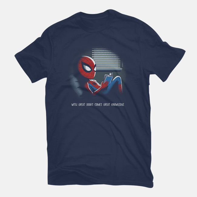 With Great Books Comes Great Knowledge-Unisex-Basic-Tee-Popnotic