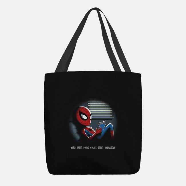 With Great Books Comes Great Knowledge-None-Basic Tote-Bag-Popnotic
