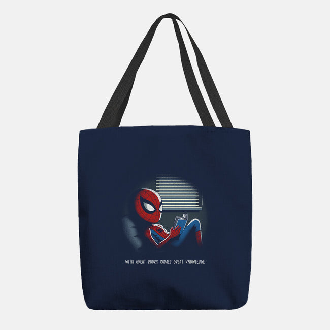 With Great Books Comes Great Knowledge-None-Basic Tote-Bag-Popnotic