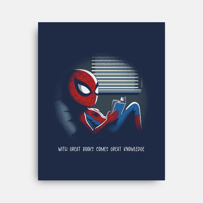 With Great Books Comes Great Knowledge-None-Stretched-Canvas-Popnotic