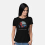 With Great Books Comes Great Knowledge-Womens-Basic-Tee-Popnotic