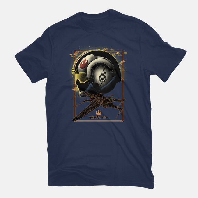 X-Wing Knight Night Sky-Mens-Premium-Tee-Astrobot Invention