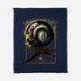 X-Wing Knight Night Sky-None-Fleece-Blanket-Astrobot Invention