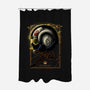X-Wing Knight Night Sky-None-Polyester-Shower Curtain-Astrobot Invention