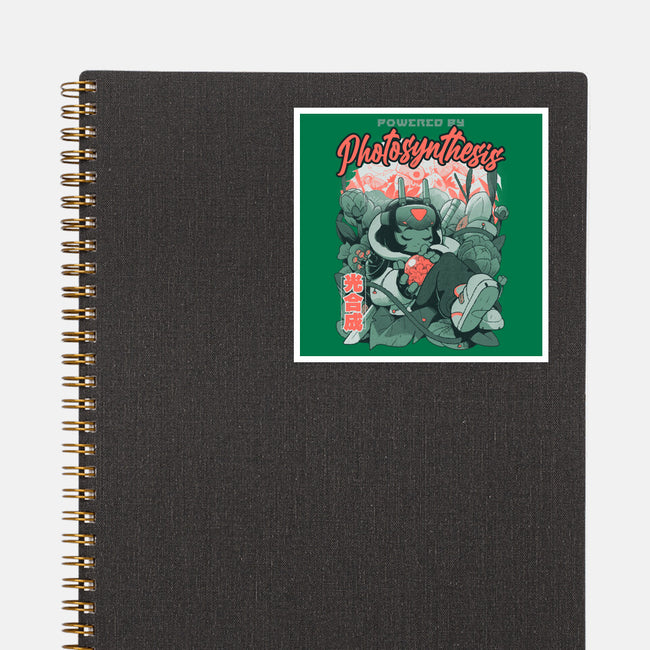 Powered By Photosynthesis-None-Glossy-Sticker-Bruno Mota