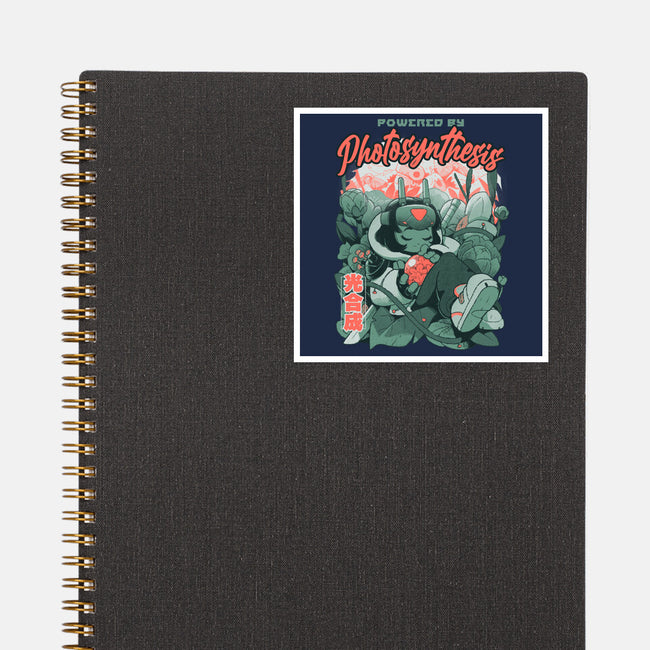 Powered By Photosynthesis-None-Glossy-Sticker-Bruno Mota