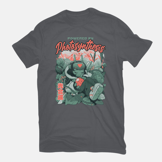 Powered By Photosynthesis-Womens-Basic-Tee-Bruno Mota