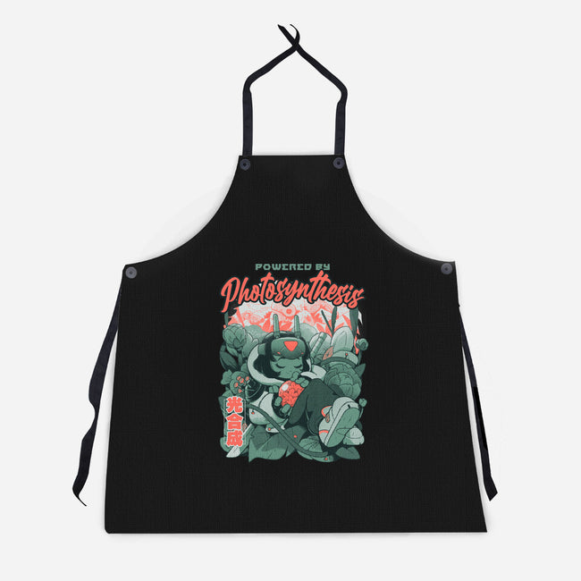 Powered By Photosynthesis-Unisex-Kitchen-Apron-Bruno Mota