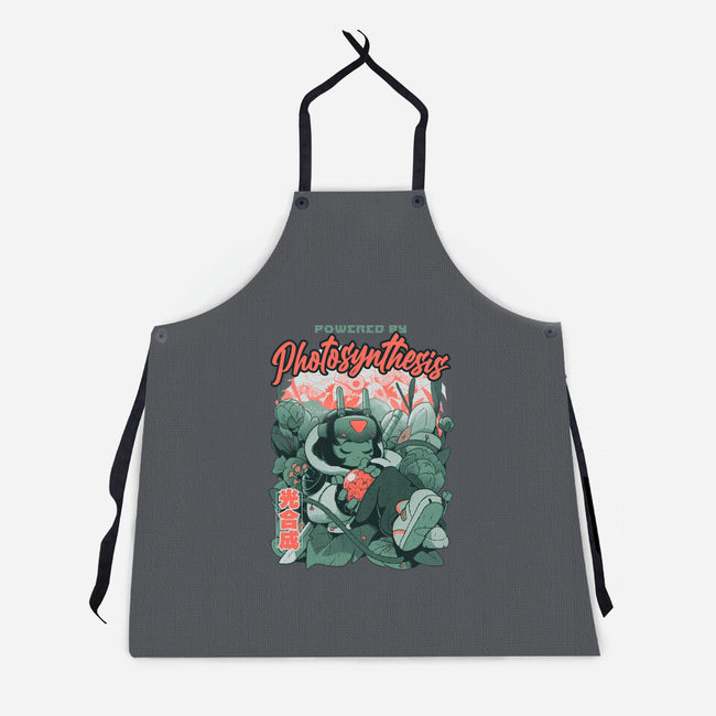 Powered By Photosynthesis-Unisex-Kitchen-Apron-Bruno Mota