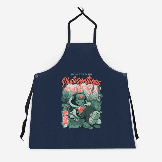 Powered By Photosynthesis-Unisex-Kitchen-Apron-Bruno Mota
