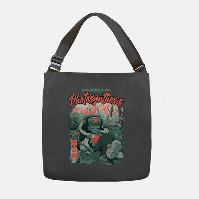 Powered By Photosynthesis-None-Adjustable Tote-Bag-Bruno Mota
