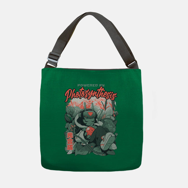 Powered By Photosynthesis-None-Adjustable Tote-Bag-Bruno Mota
