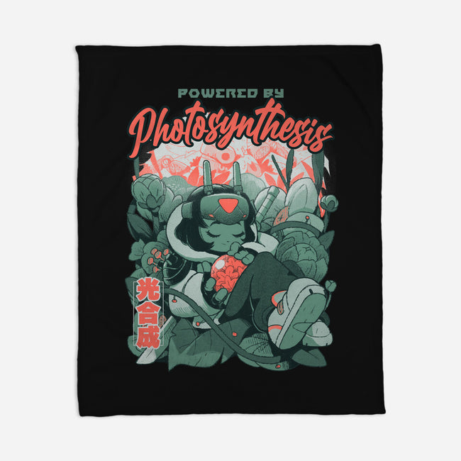 Powered By Photosynthesis-None-Fleece-Blanket-Bruno Mota