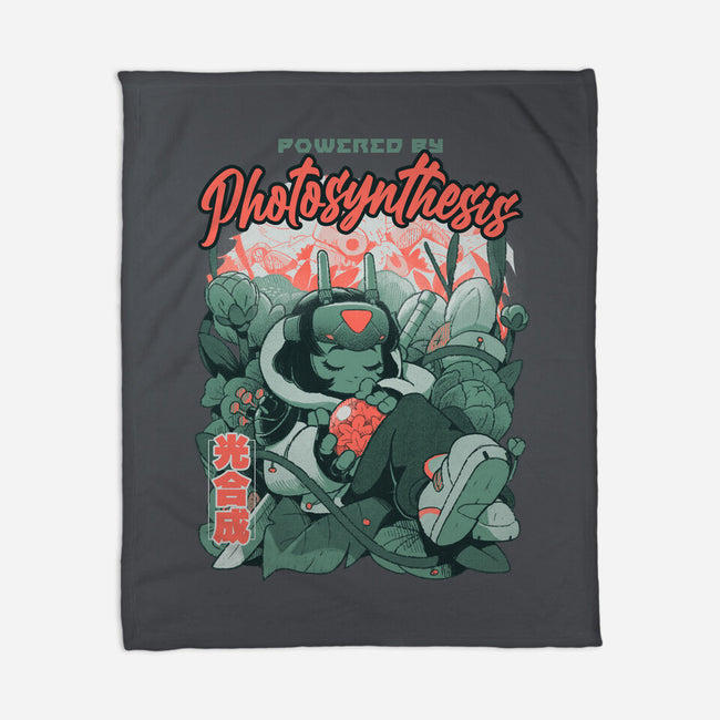 Powered By Photosynthesis-None-Fleece-Blanket-Bruno Mota