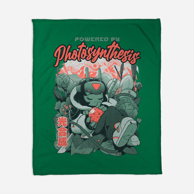Powered By Photosynthesis-None-Fleece-Blanket-Bruno Mota