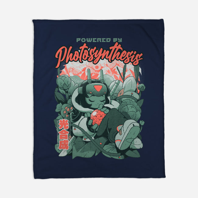 Powered By Photosynthesis-None-Fleece-Blanket-Bruno Mota