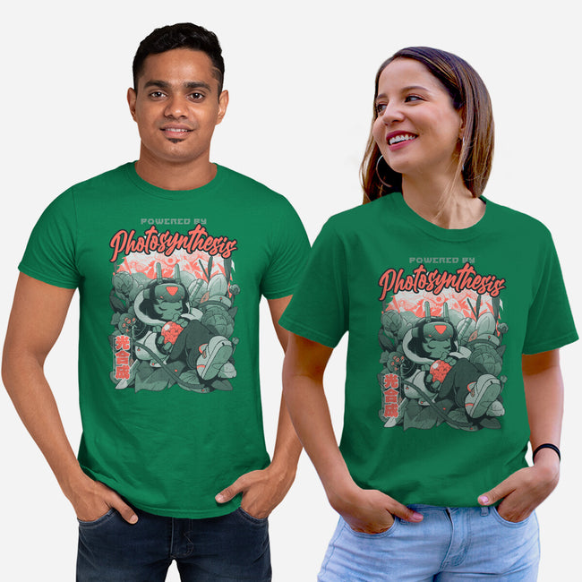 Powered By Photosynthesis-Unisex-Basic-Tee-Bruno Mota