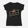 Princess Genuine Donut-Womens-V-Neck-Tee-NMdesign