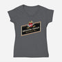 Princess Genuine Donut-Womens-V-Neck-Tee-NMdesign