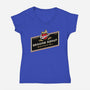 Princess Genuine Donut-Womens-V-Neck-Tee-NMdesign
