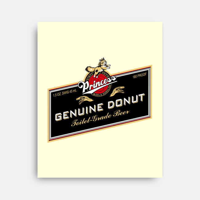 Princess Genuine Donut-None-Stretched-Canvas-NMdesign