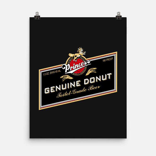 Princess Genuine Donut-None-Matte-Poster-NMdesign