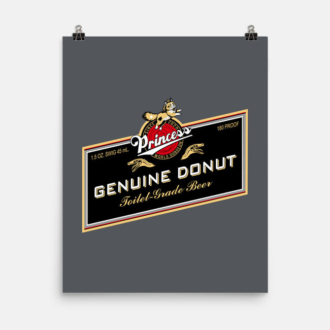 Princess Genuine Donut-None-Matte-Poster-NMdesign