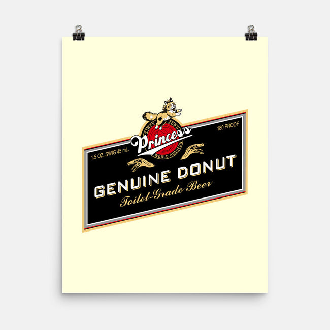 Princess Genuine Donut-None-Matte-Poster-NMdesign